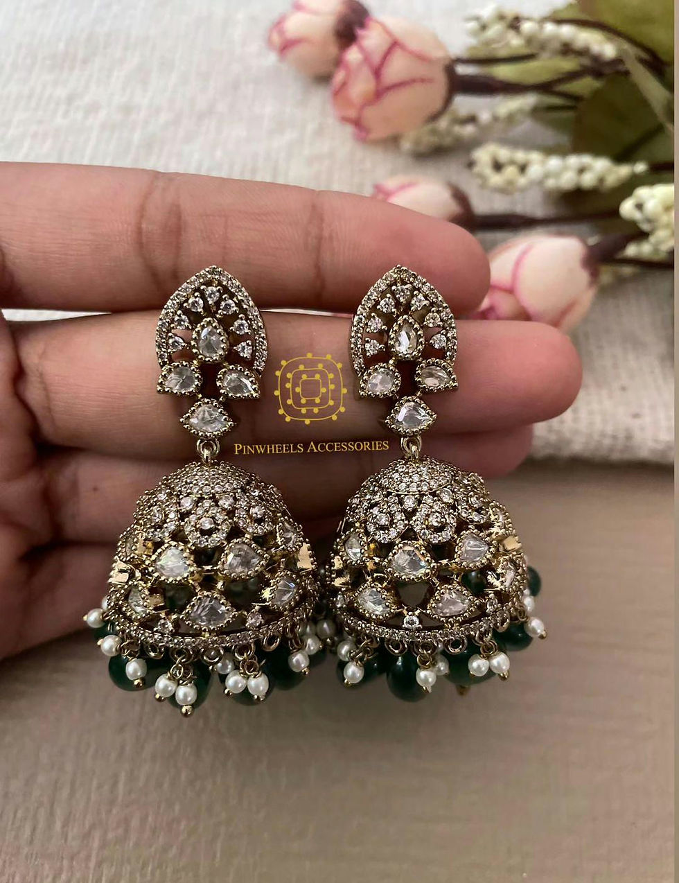 Thumbnail: VICTORIAN POLISH JHUMKAS