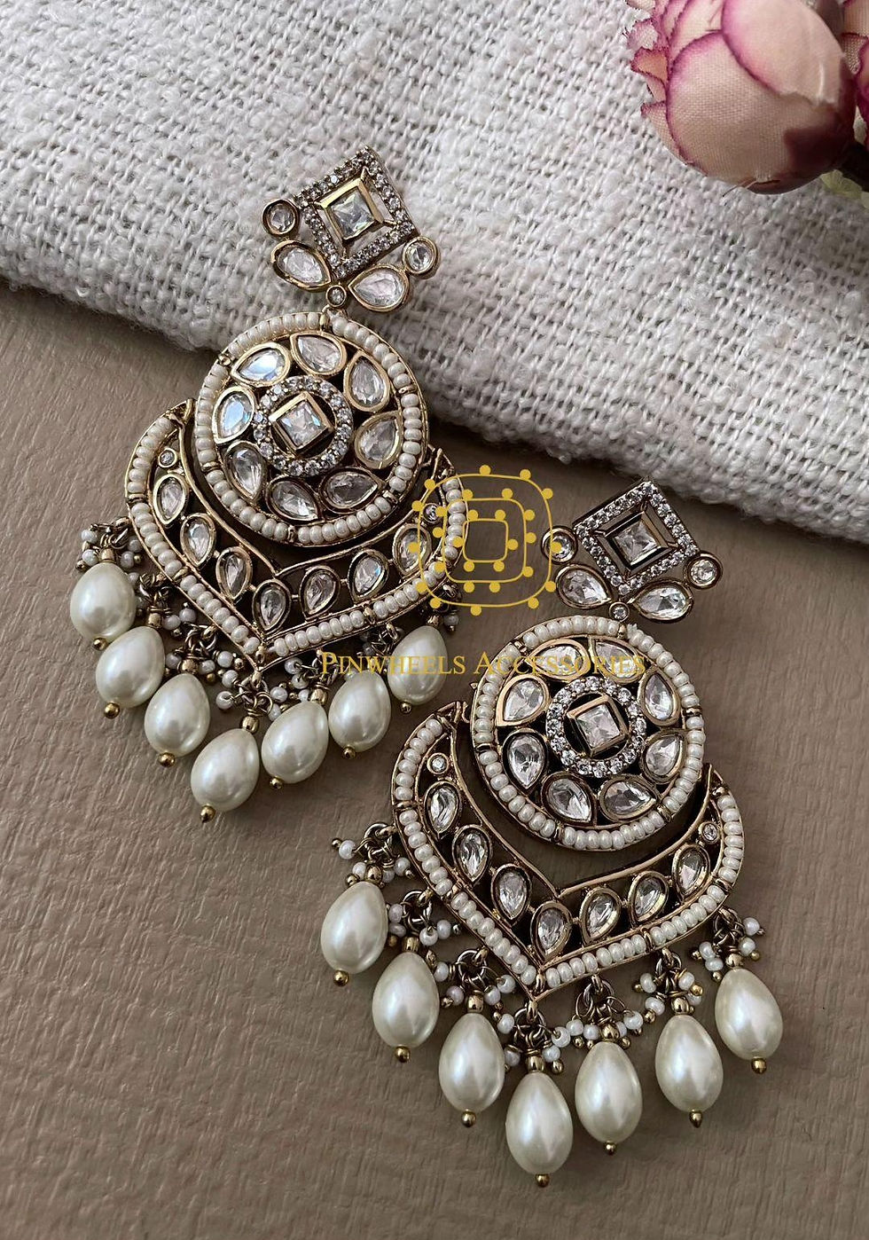 Thumbnail: ELEGANT MOISSANITE CHANDBALI 