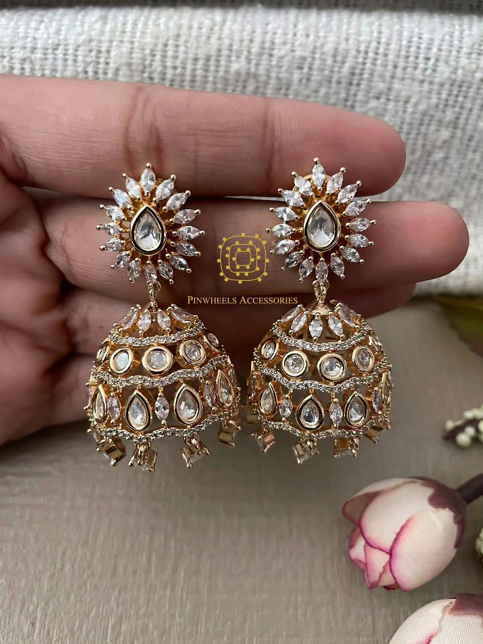 Thumbnail: KUNDAN JHUMKAS 