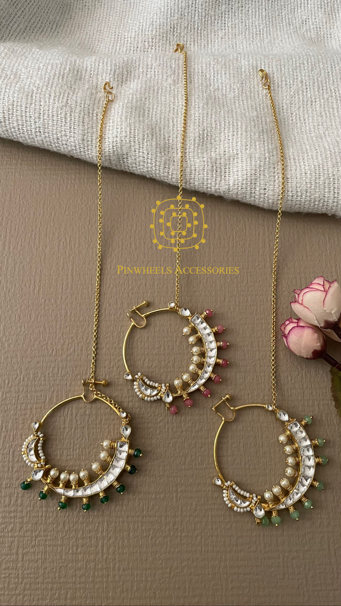 CHAND KUNDAN NOSE RING