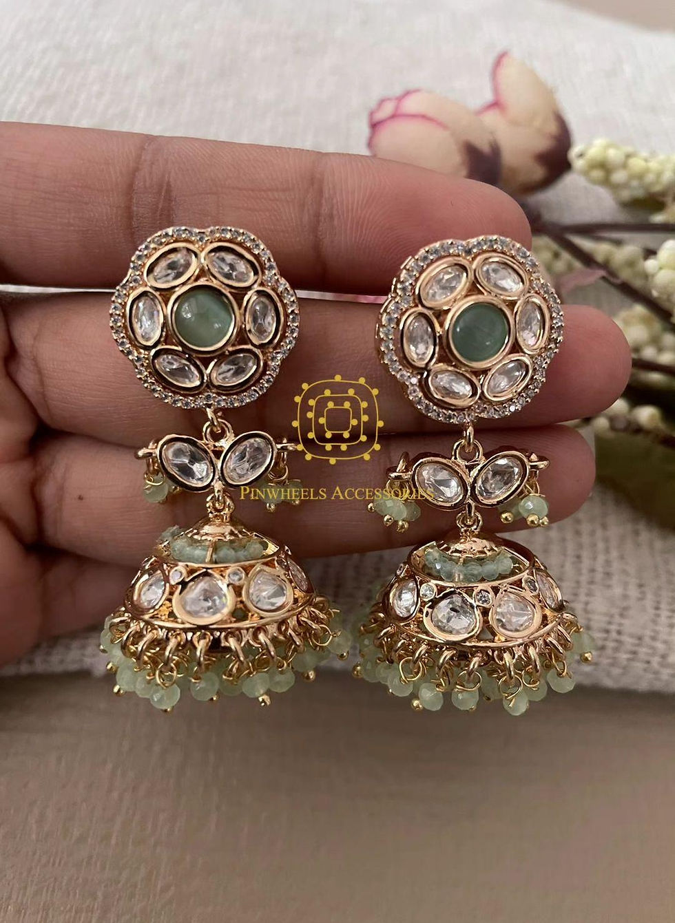 Thumbnail: VILANDI KUNDAN JHUMKA 