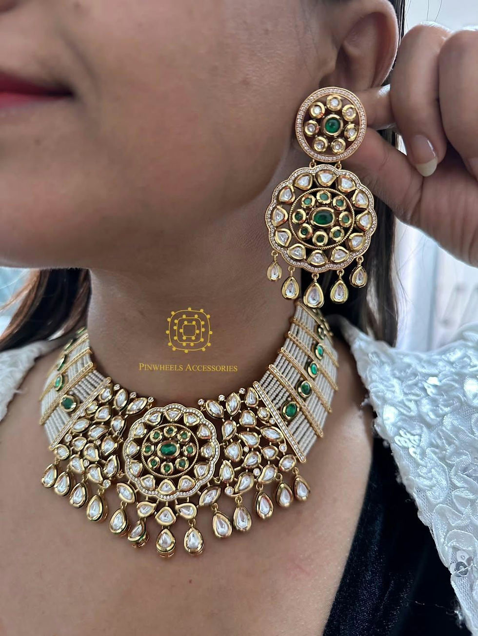 Thumbnail: KUNDAN BRIDAL NECKLACE 
