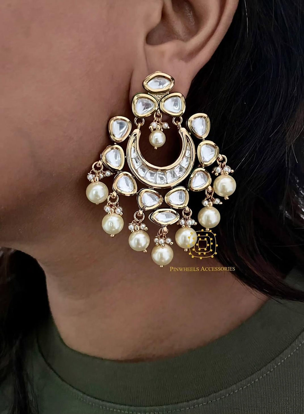 Thumbnail: ELEGANT POLKI CHANDBALI 