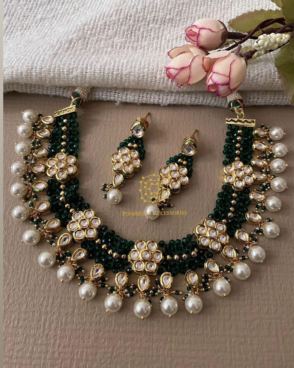 Thumbnail: KUNDAN BEADED CHOKER