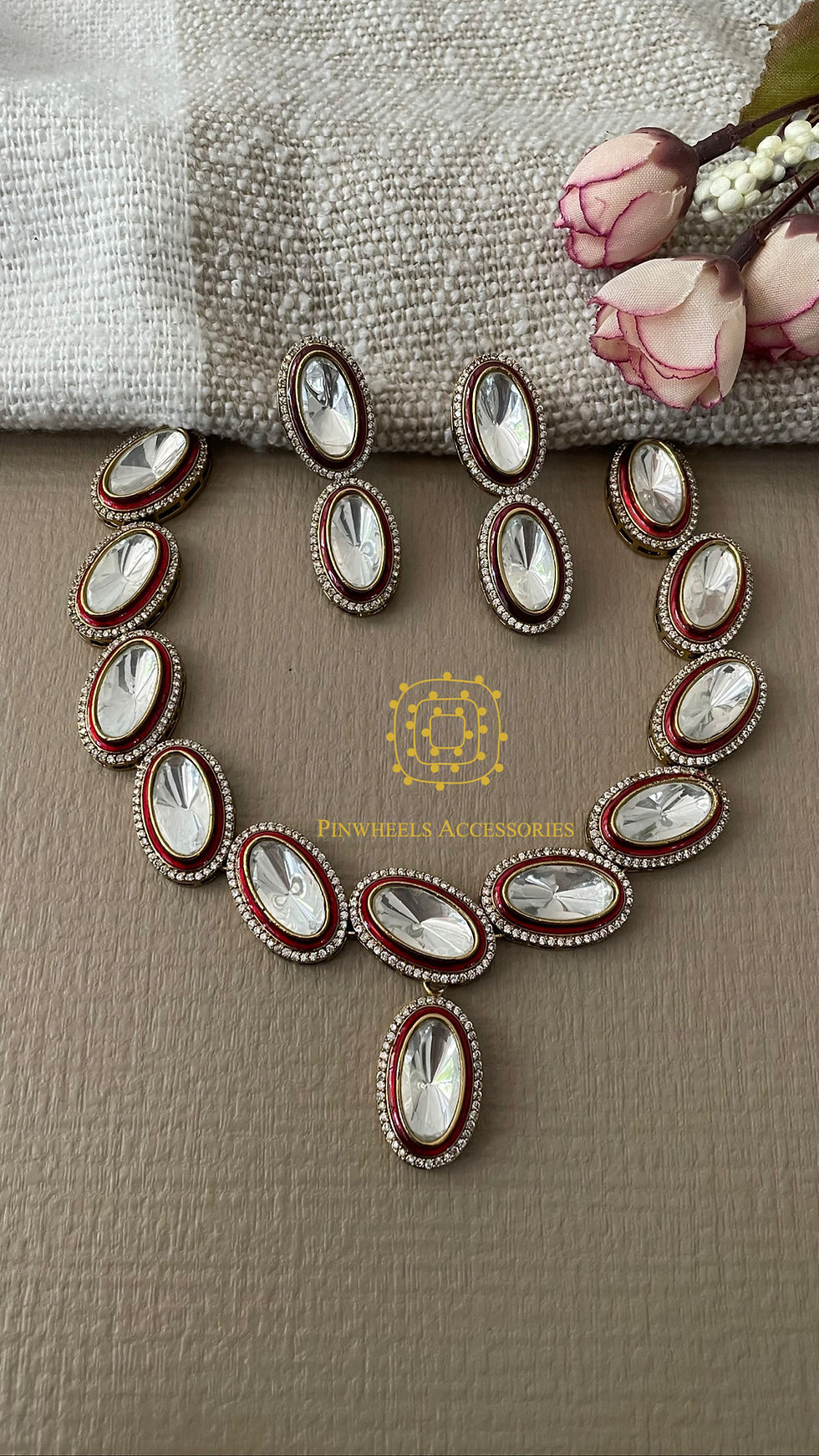Thumbnail: SIMPLE POLKI NECKLACE