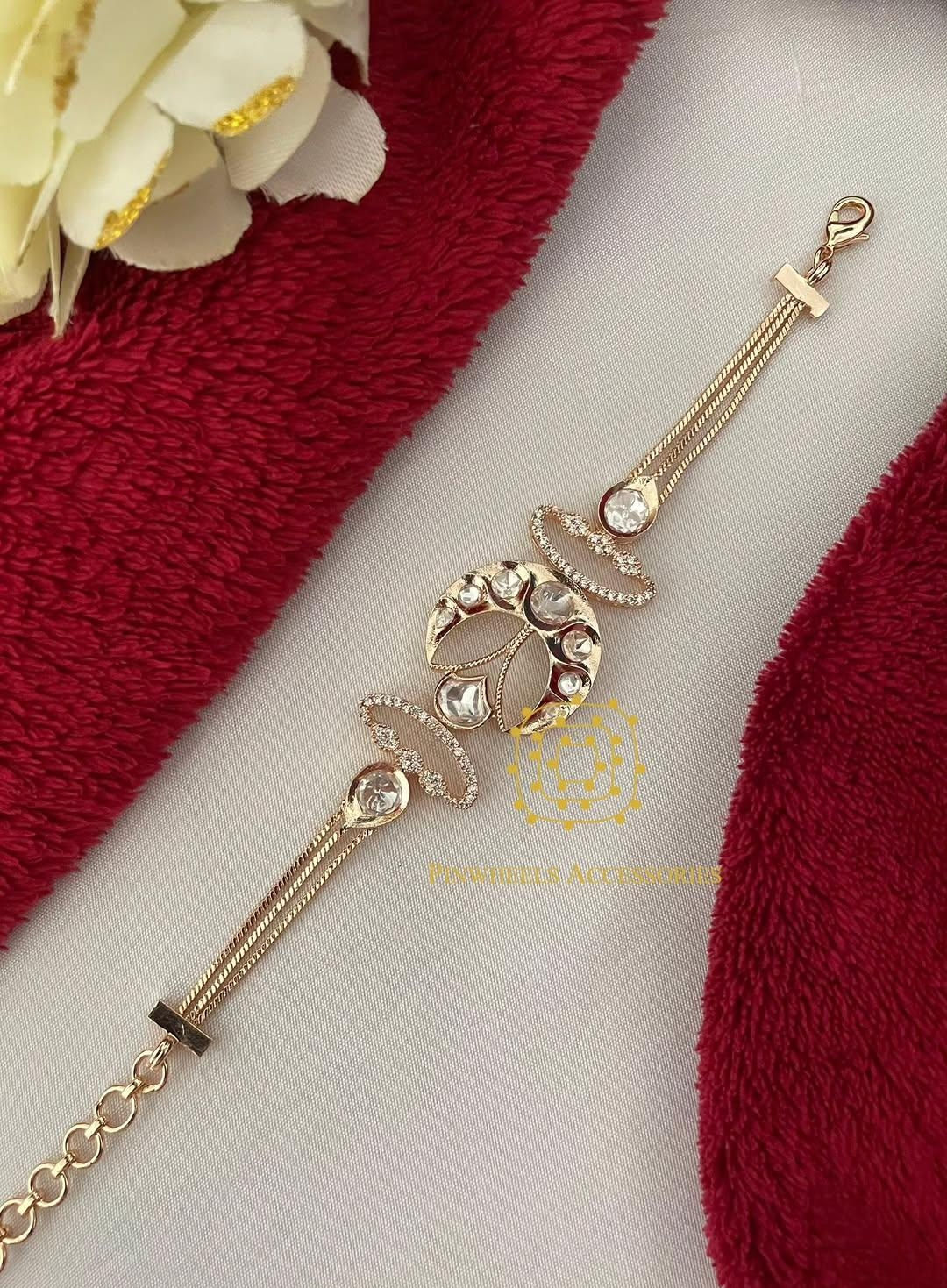 POLKI GOLD PLATED BRACELET