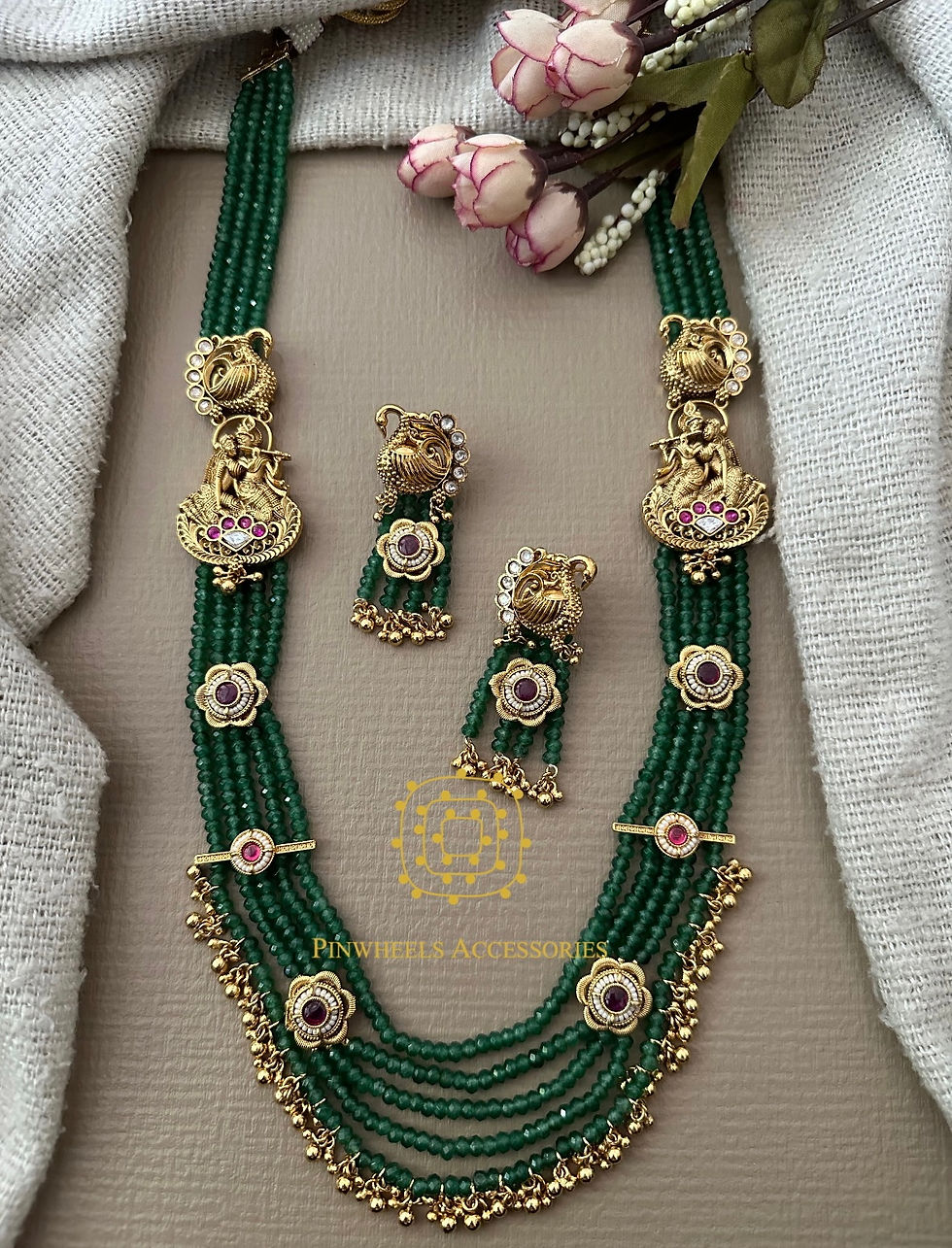 Thumbnail: PEACOCK LONG MALA NECKLACE