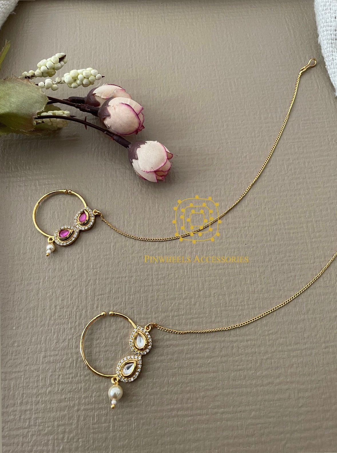 KUNDAN NOSE RING