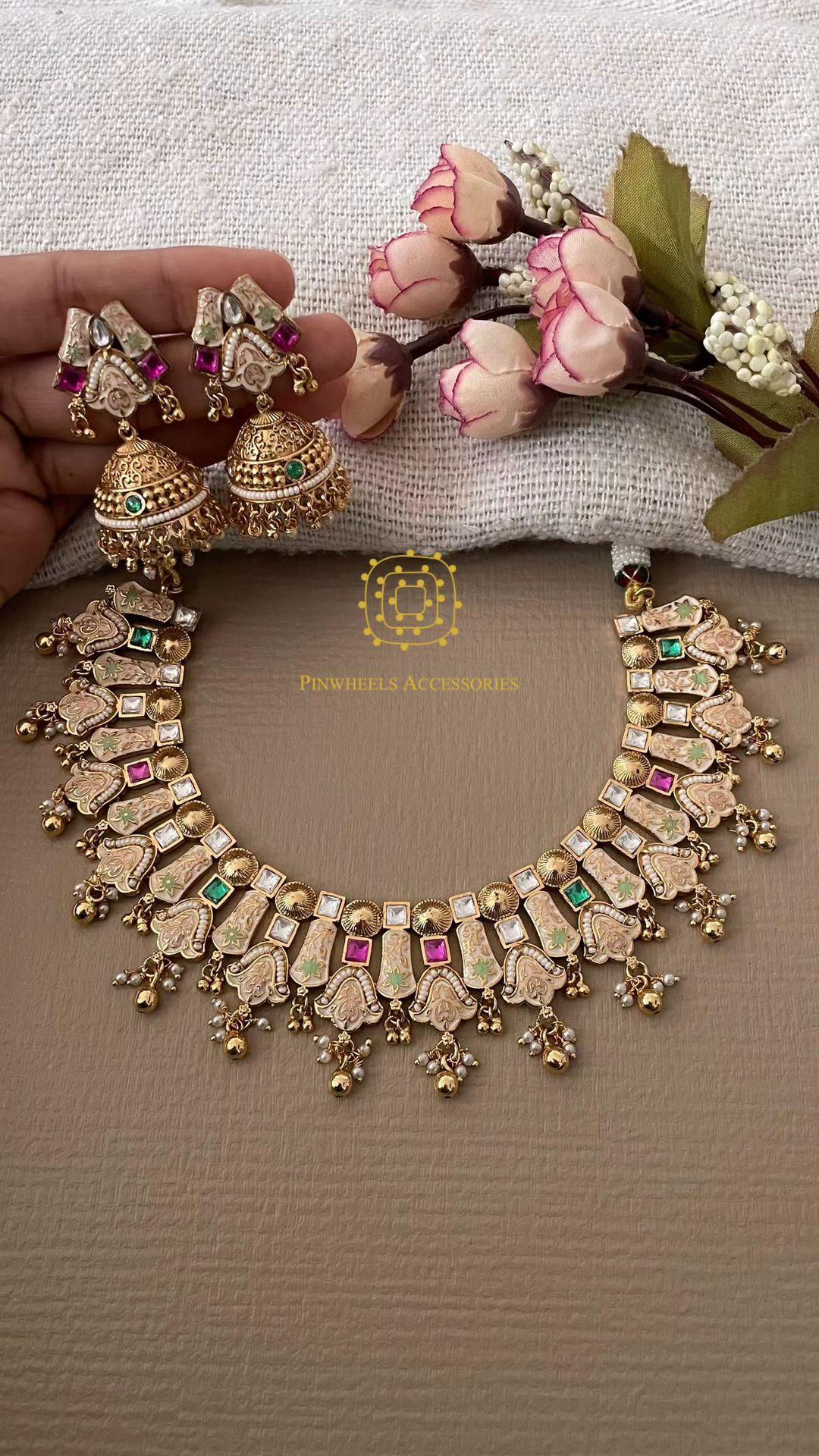 MEENAKARI TRADITIONAL NECKLACE