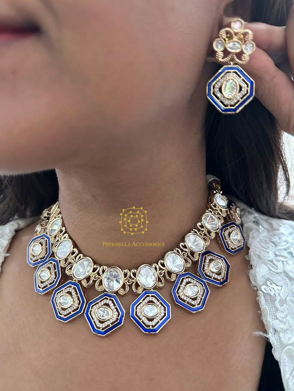 Thumbnail: POLKI MEENAKARI NECKLACE 