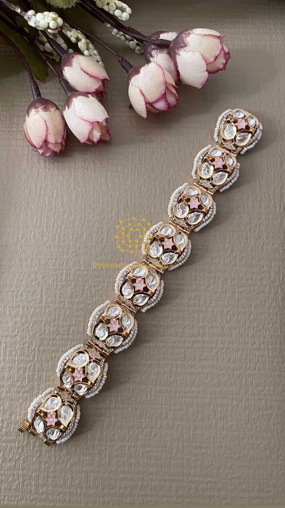 KUNDAN GAJRA BRACELET 