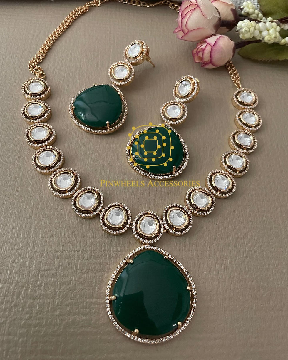 Thumbnail: DOUBLET STONE NECKLACE 