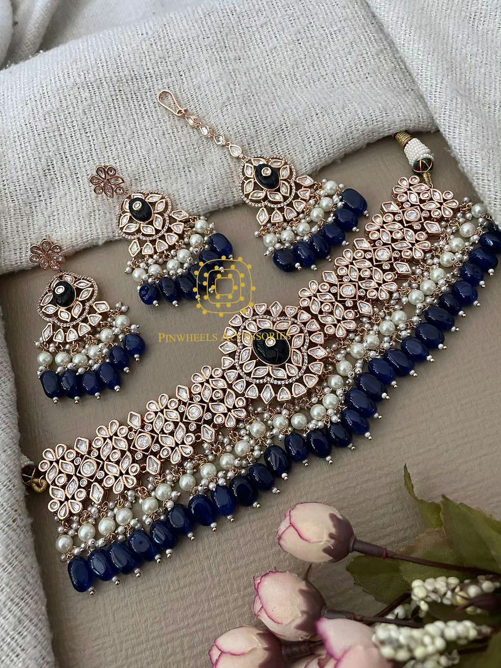 Thumbnail: KUNDAN BRIDAL NECKLACE 