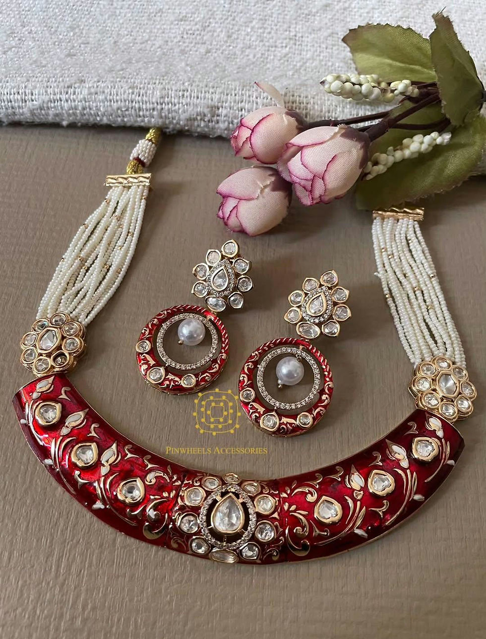 MEENAKARI BEADED HASLI