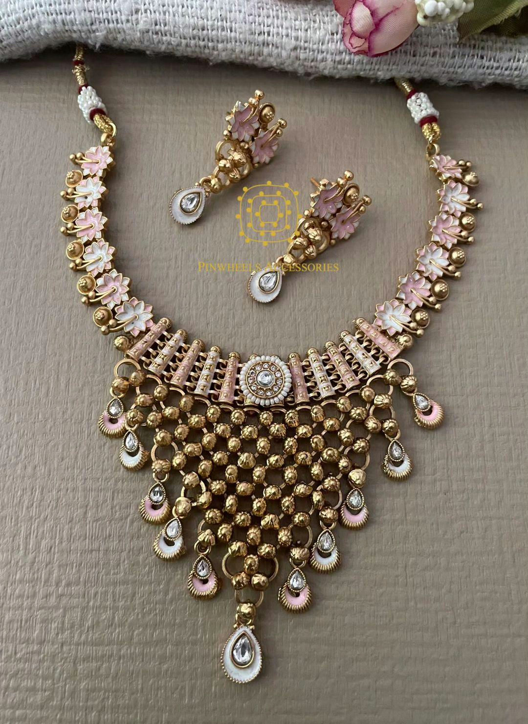 MEENAKARI ANTIQUE NECKLACE