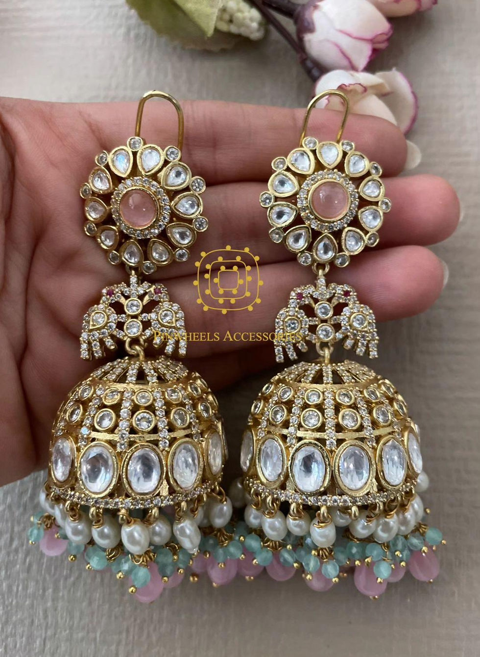 Thumbnail: 3 INCHES LONG JHUMKAS