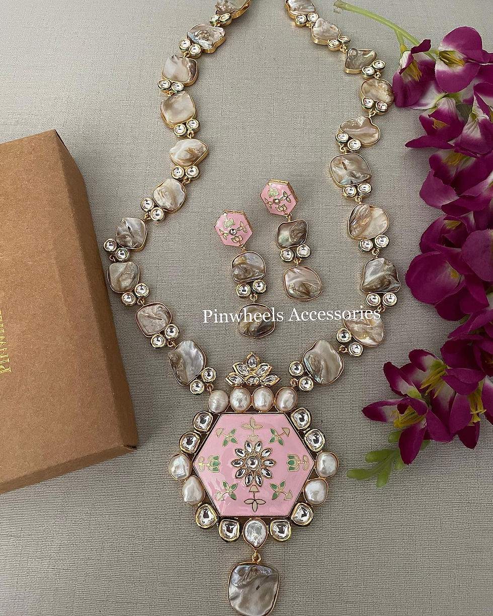 Thumbnail: MOTHER OF PEARL WITH MEENAKARI 