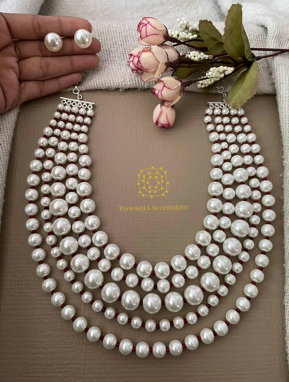 Thumbnail: LAYERED PEARL NECKLACE 