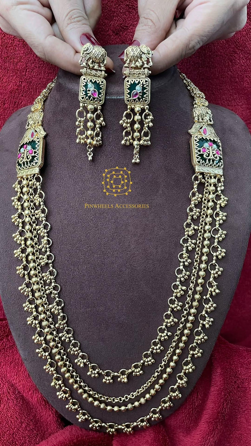 Thumbnail: TRADITIONAL LONG ELEPHANT NECKLACE 