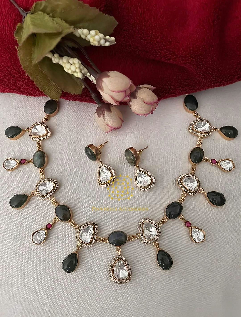 Thumbnail: SEMI PRECIOUS STONE NECKLACE 