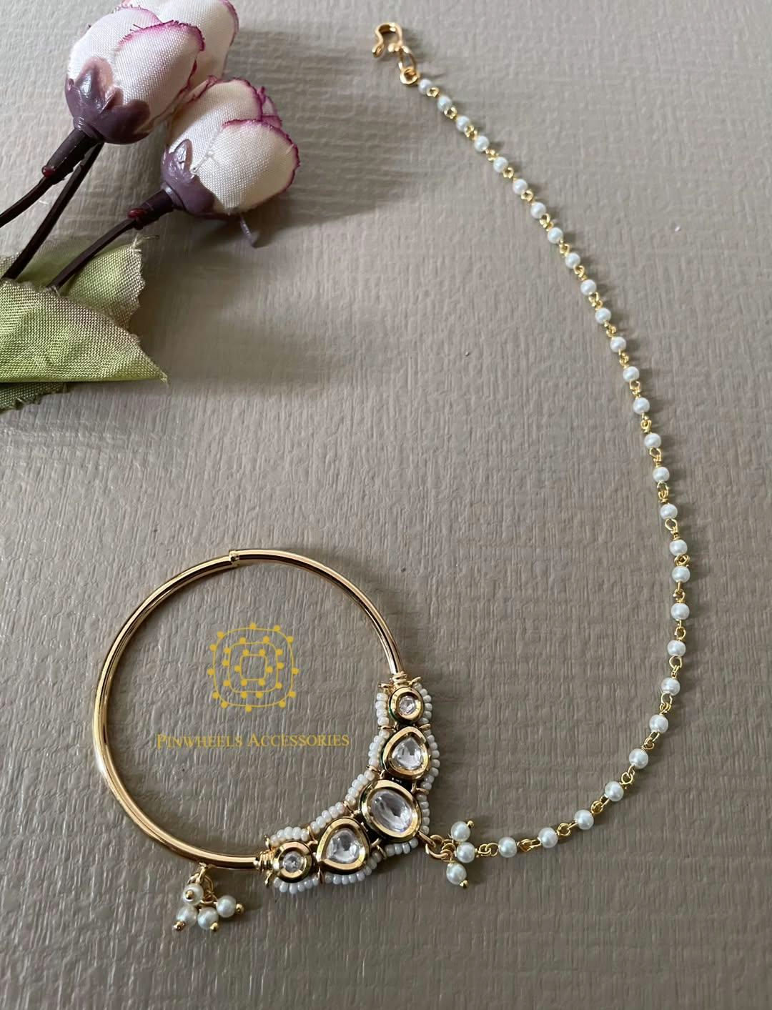 KUNDAN NOSE RING