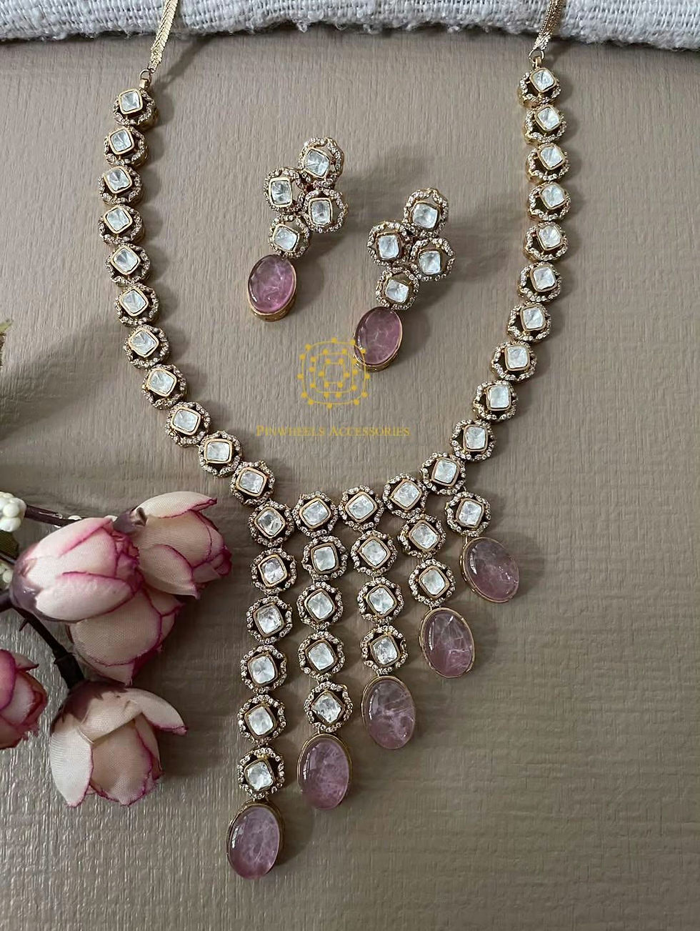 Thumbnail: MOISSANITE DANGLING NECKLACE 