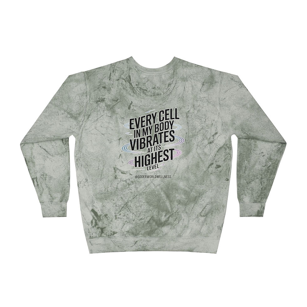 Thumbnail: Unisex Soderworld Crewneck Sweatshirt- Every Cell Vibrates