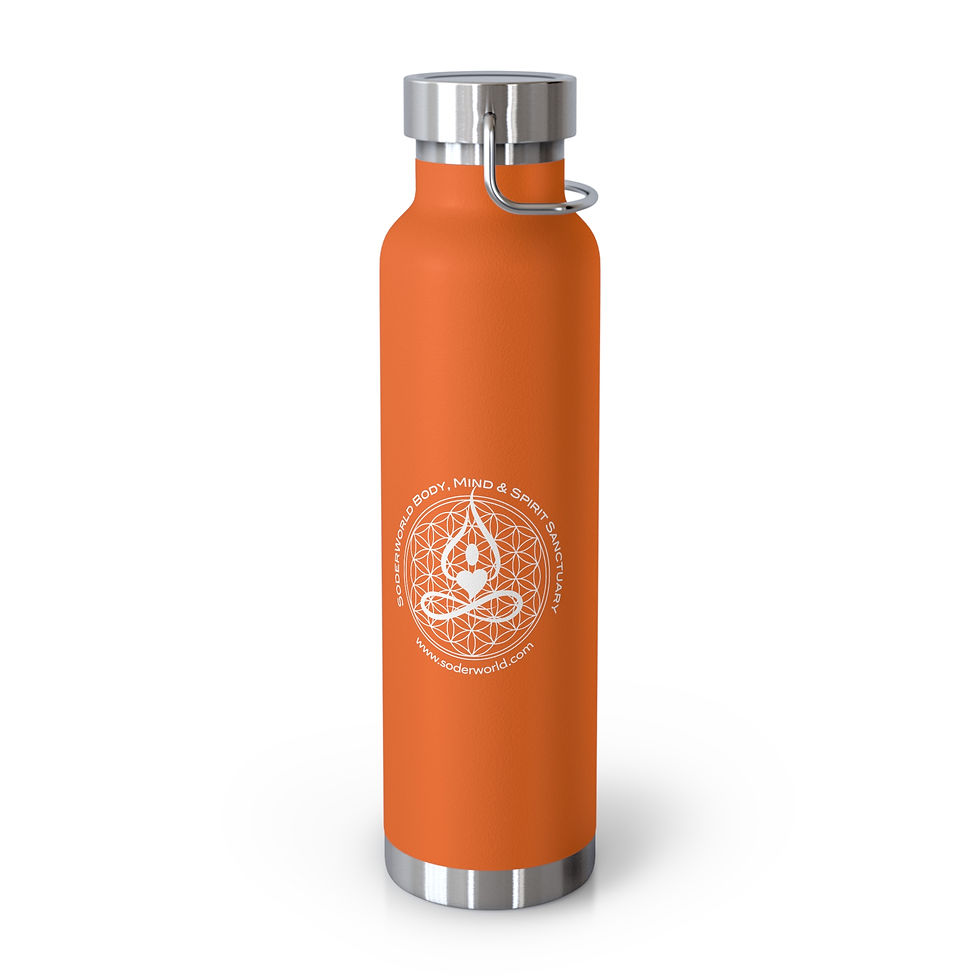 Thumbnail: SoderWorld Copper Vacuum Insulated Bottle, 22oz- Positive Words