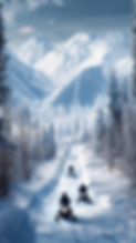snowmobilers_coming_down_a_path.png