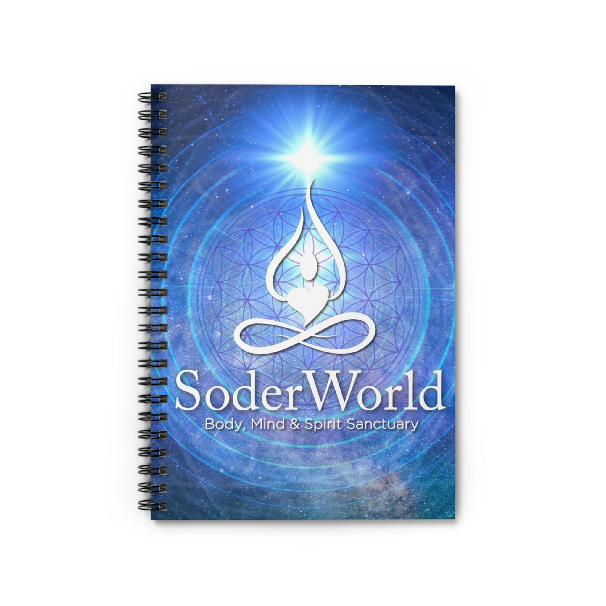 SoderWorld Galaxy Spiral Notebook - Ruled Line