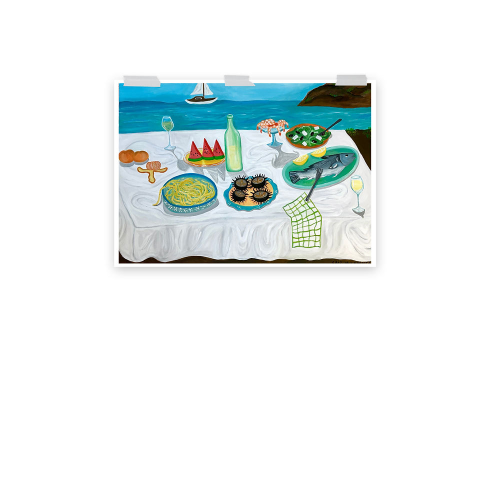 Thumbnail: Vivere al mare - print