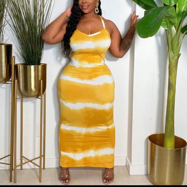 Thumbnail: Sexy Across the Tie Dye Maxi Dress