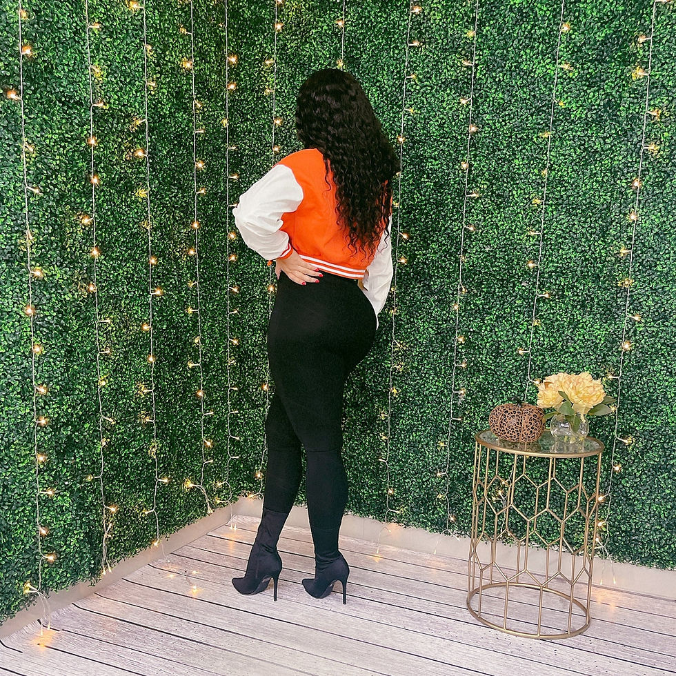 Thumbnail: Sexy Varsity Crop Jacket