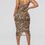Thumbnail: Sexy Leopard Print Spaghetti Strap Me Dress