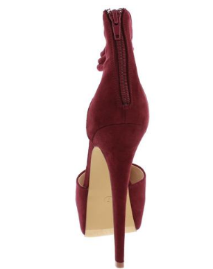 Thumbnail: Sexy Burgundy Platform Heels