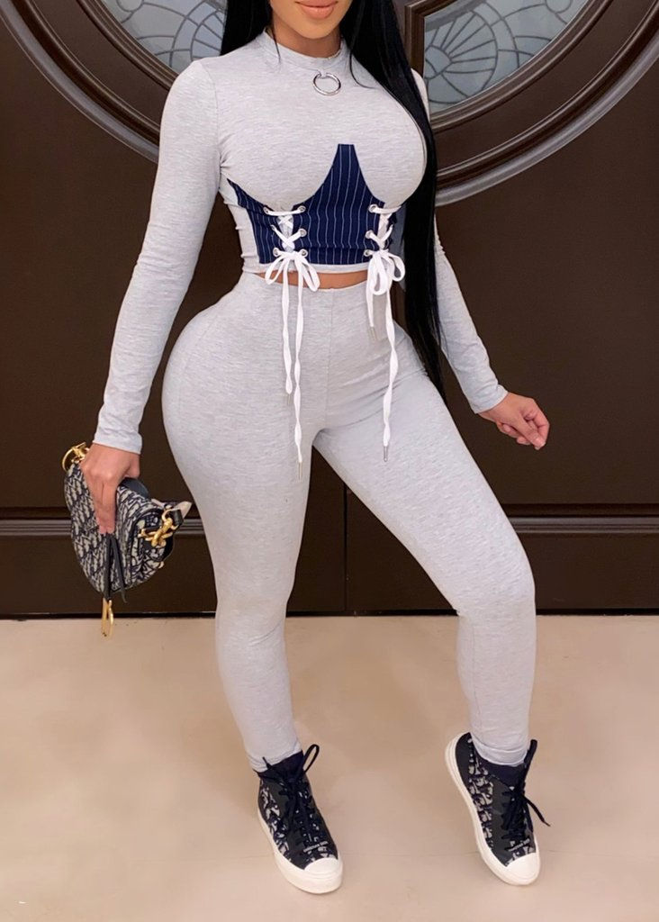 Sexy Corset Detail Set