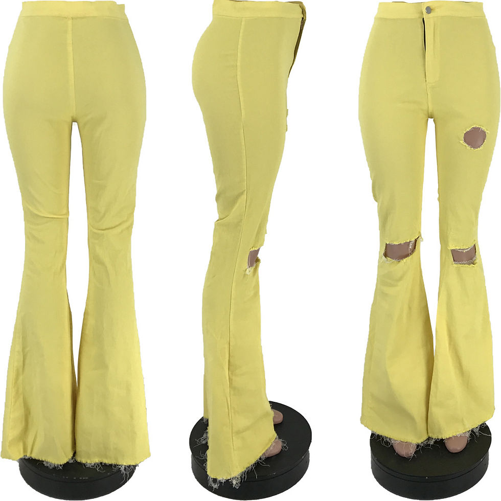 Thumbnail: Sexy "Act A Donkey" Wide Leg Jeans