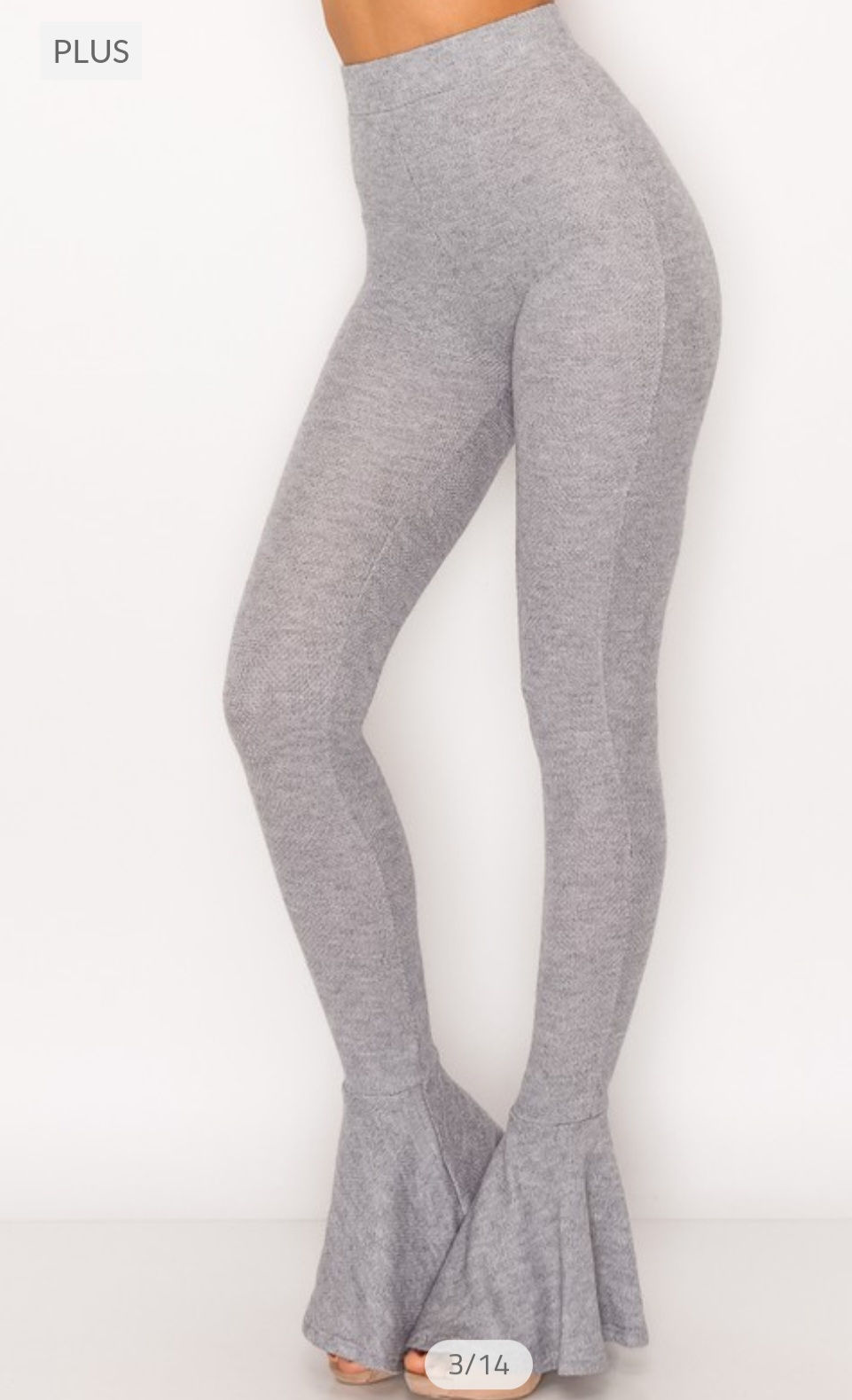 Thumbnail: Sexy Plus Size High Waist Flares