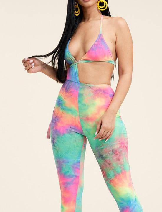 Thumbnail: Sexy Tie Dye Jumpsuit 
