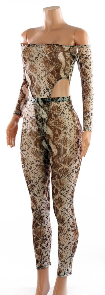 Sexy Snake Mate Mesh Two Piece