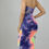 Thumbnail: Sexy Halter Tie Dye Dress