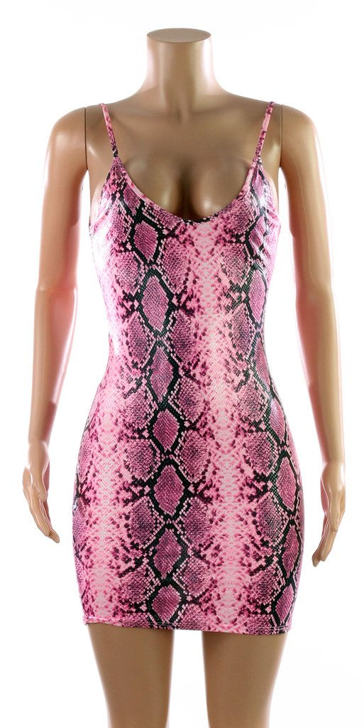 Thumbnail: Sexy Snake Print Cami Dress