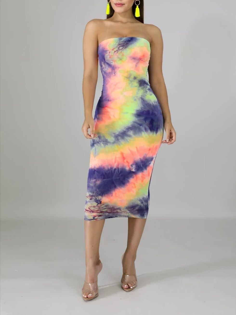 Thumbnail: Sexy Halter Tie Dye Dress