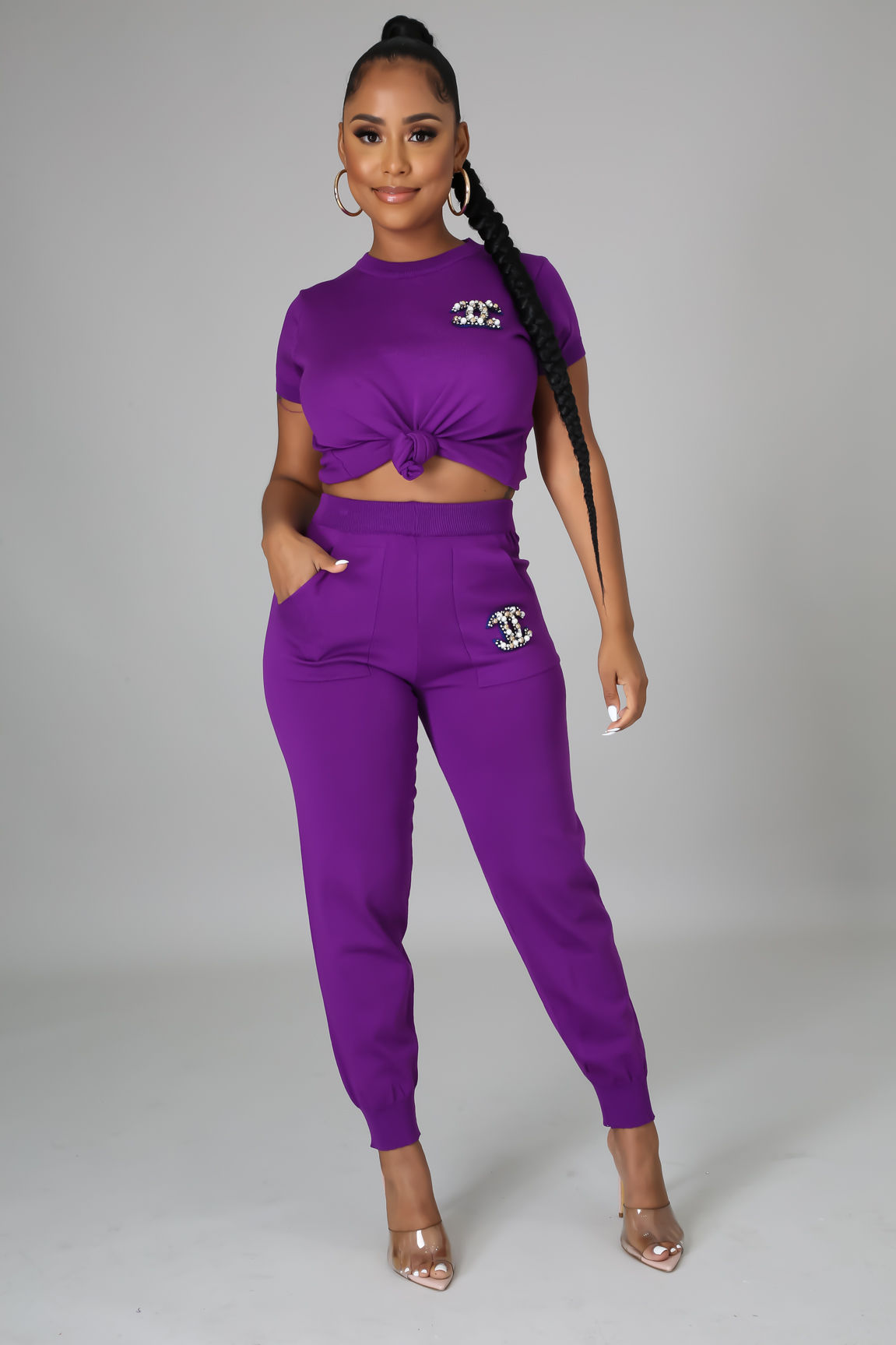 Sexy Designer Style Dope Pants Set