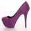 Thumbnail: Sexy Purple Gold Glitter Stilettos