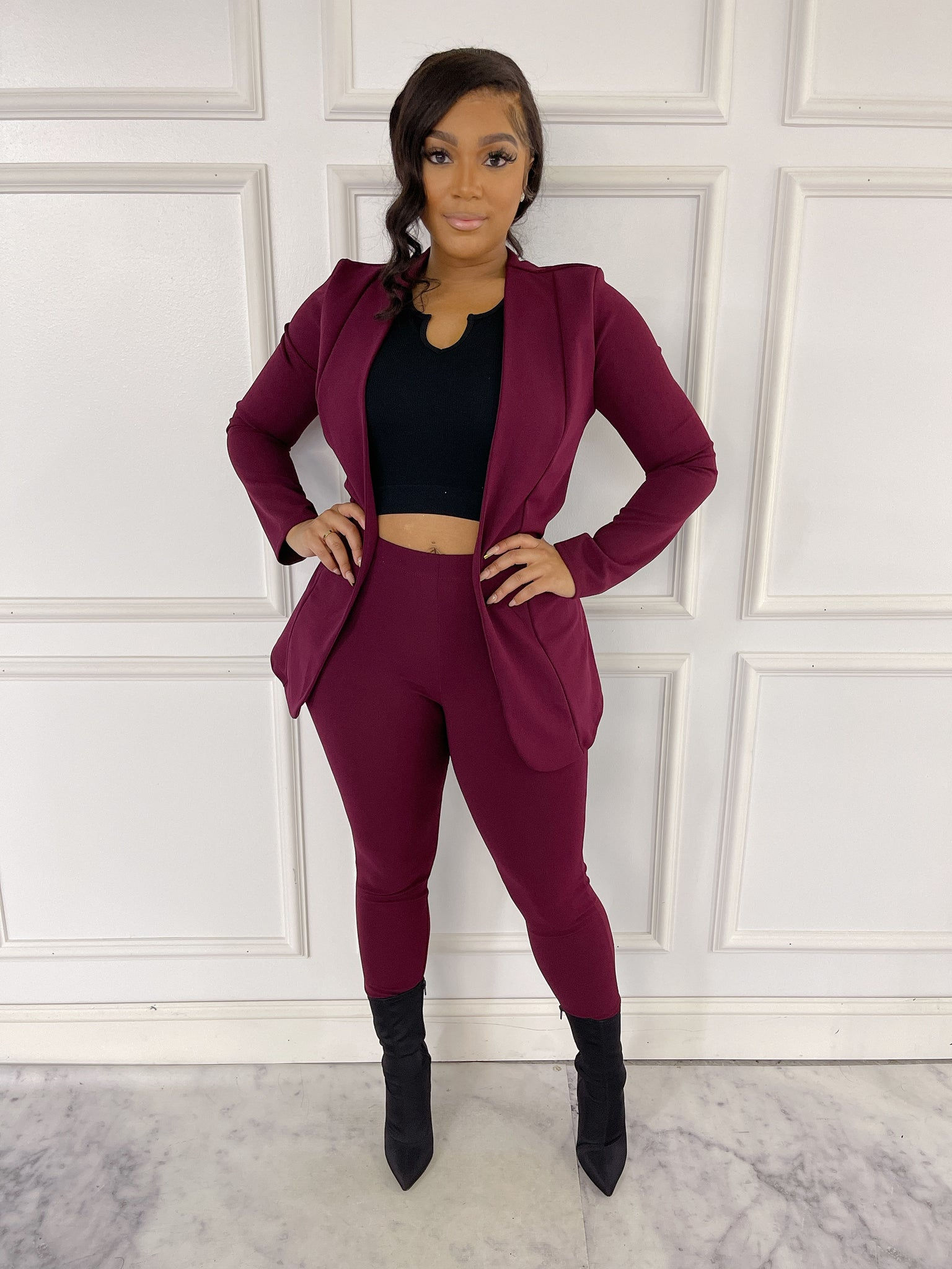 Sexy Plus Blazer Set