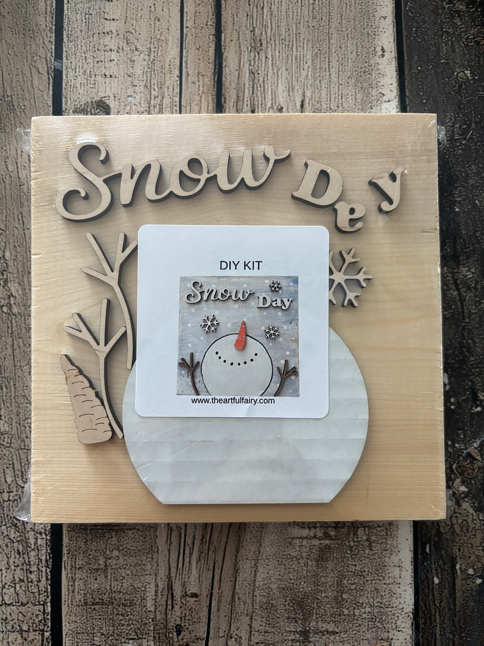 Thumbnail: DIY Snowman Shelf Sitter Craft Kit