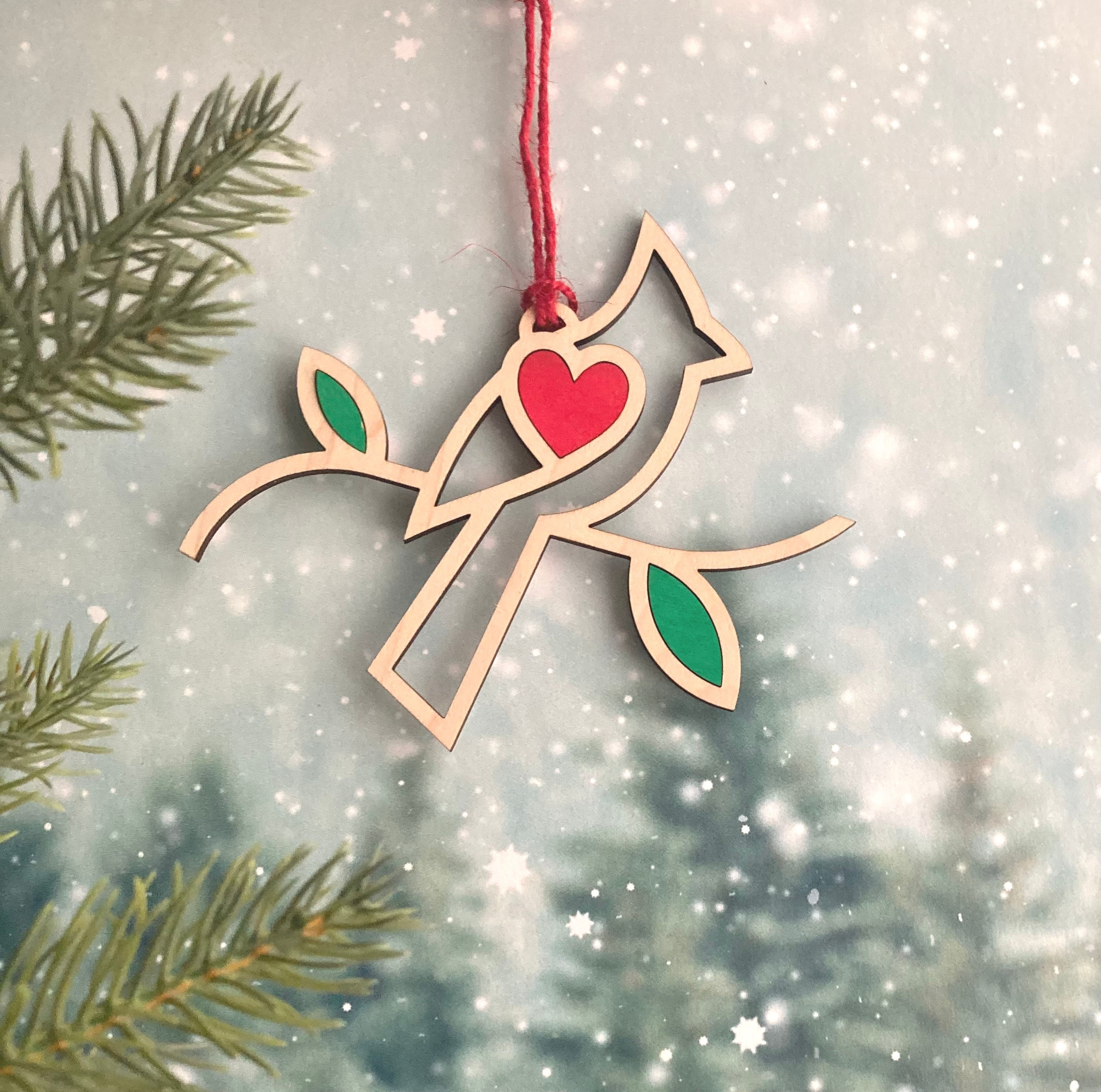 Cardinal "Hello from Heaven"Ornament Story Card