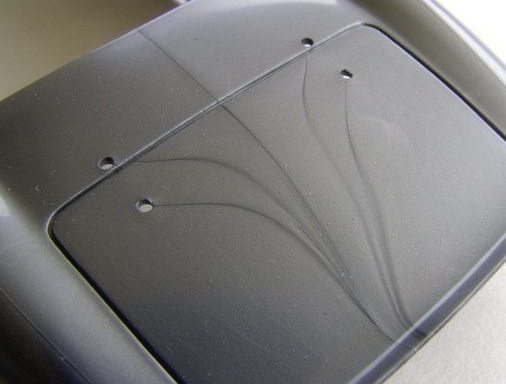 Weld Lines across the surface of a part.