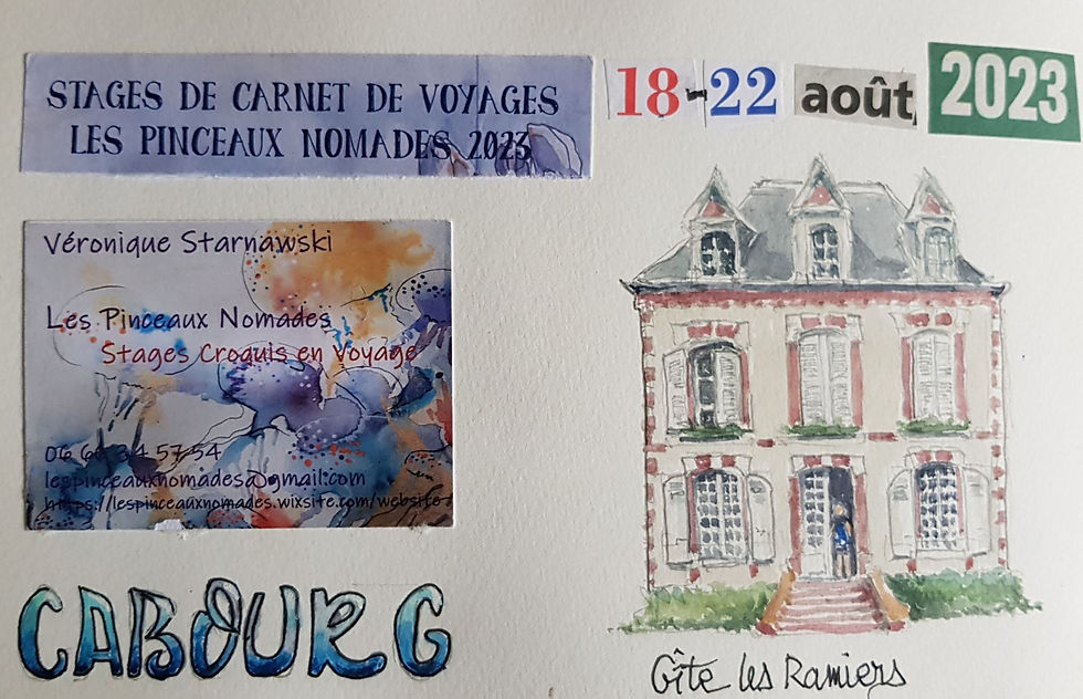 stage carnet de voyage